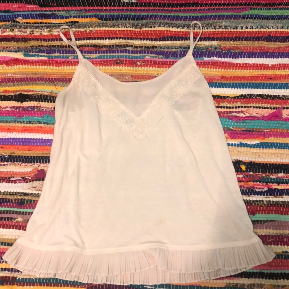 American eagle cream tank top